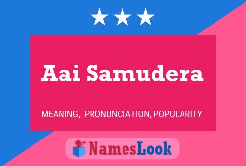 Aai Samudera பெயர் போஸ்டர்