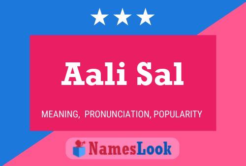 Aali Sal பெயர் போஸ்டர்