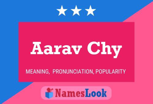 Aarav Chy பெயர் போஸ்டர்