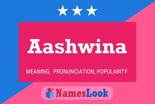 Aashwina பெயர் போஸ்டர்