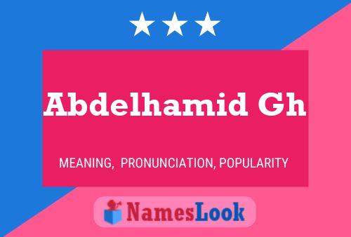 Abdelhamid Gh பெயர் போஸ்டர்