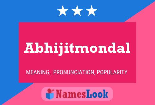 Abhijitmondal பெயர் போஸ்டர்