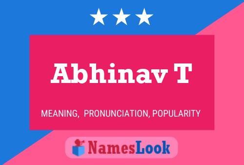 Abhinav T பெயர் போஸ்டர்