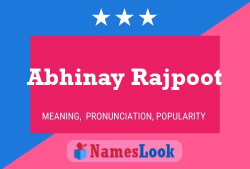 Abhinay Rajpoot பெயர் போஸ்டர்