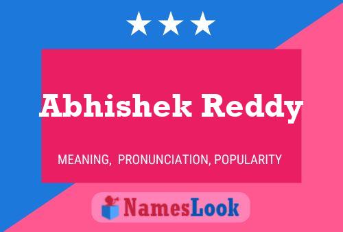 Abhishek Reddy பெயர் போஸ்டர்