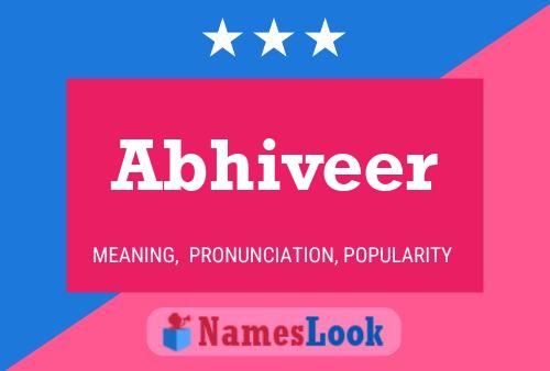 Abhiveer பெயர் போஸ்டர்