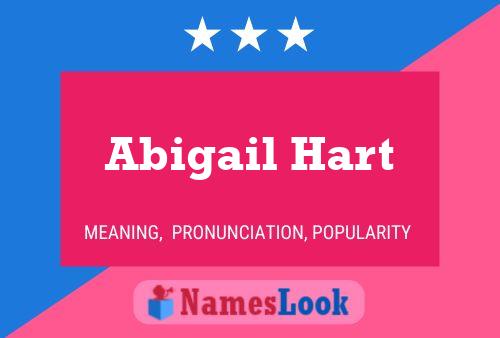 Abigail Hart பெயர் போஸ்டர்