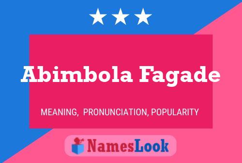 Abimbola Fagade பெயர் போஸ்டர்