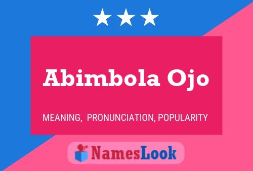 Abimbola Ojo பெயர் போஸ்டர்