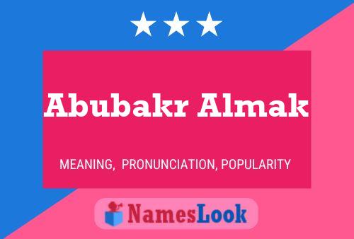 Abubakr Almak பெயர் போஸ்டர்