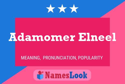 Adamomer Elneel பெயர் போஸ்டர்