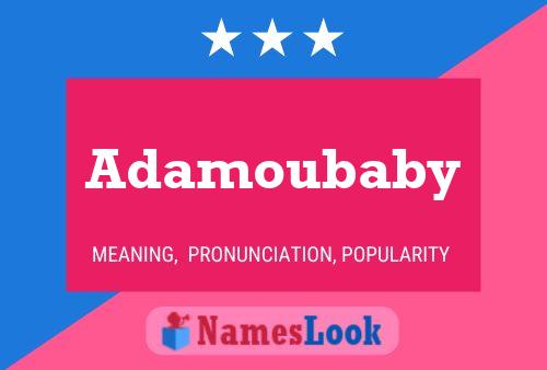 Adamoubaby பெயர் போஸ்டர்