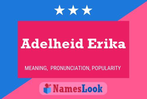 Adelheid Erika பெயர் போஸ்டர்