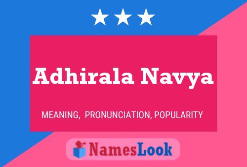 Adhirala Navya பெயர் போஸ்டர்