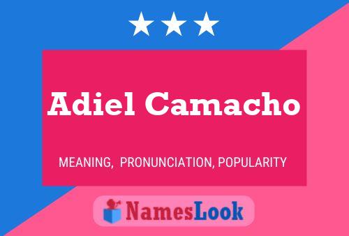 Adiel Camacho பெயர் போஸ்டர்