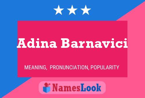 Adina Barnavici பெயர் போஸ்டர்