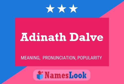 Adinath Dalve பெயர் போஸ்டர்