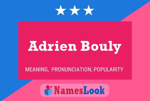 Adrien Bouly பெயர் போஸ்டர்