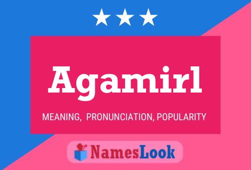 Agamirl பெயர் போஸ்டர்