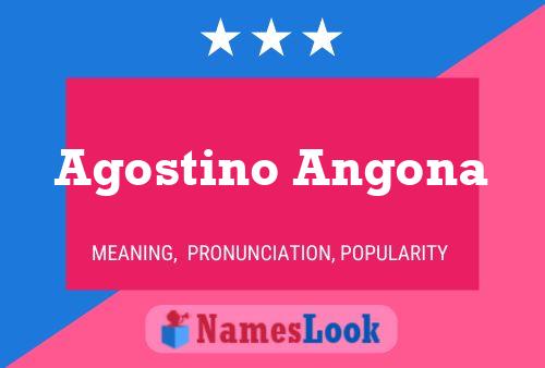 Agostino Angona பெயர் போஸ்டர்