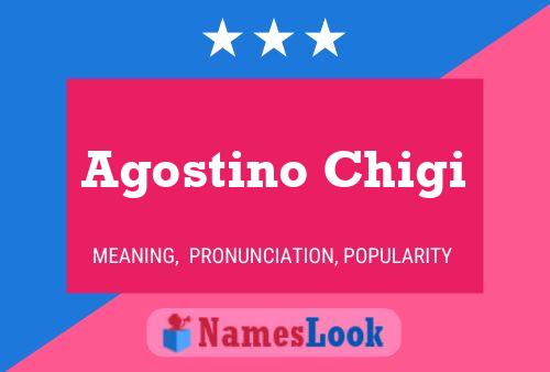 Agostino Chigi பெயர் போஸ்டர்