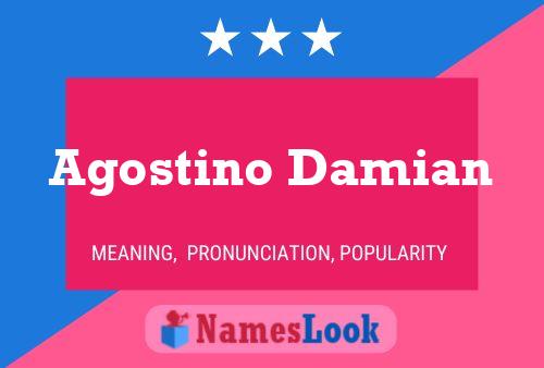 Agostino Damian பெயர் போஸ்டர்