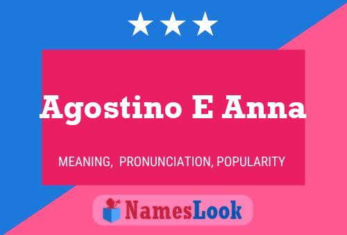 Agostino E Anna பெயர் போஸ்டர்