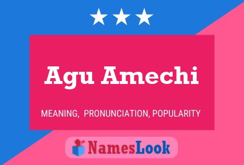 Agu Amechi பெயர் போஸ்டர்