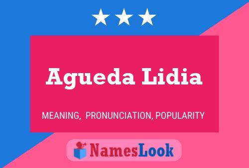 Agueda Lidia பெயர் போஸ்டர்