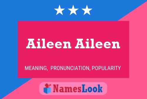 Aileen Aileen பெயர் போஸ்டர்