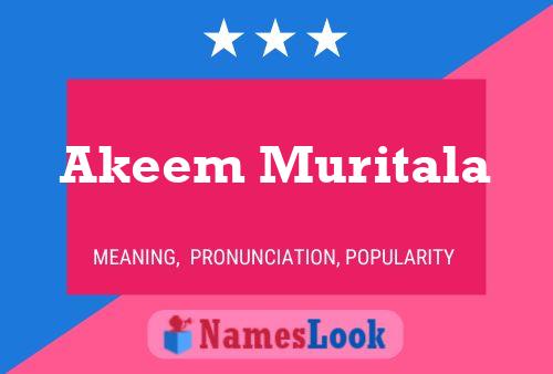 Akeem Muritala பெயர் போஸ்டர்