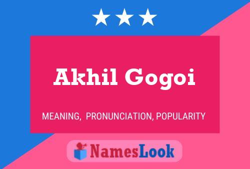 Akhil Gogoi பெயர் போஸ்டர்