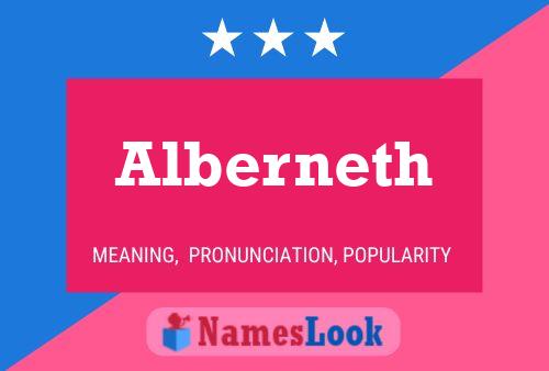 Alberneth பெயர் போஸ்டர்