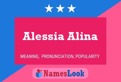 Alessia Alina பெயர் போஸ்டர்