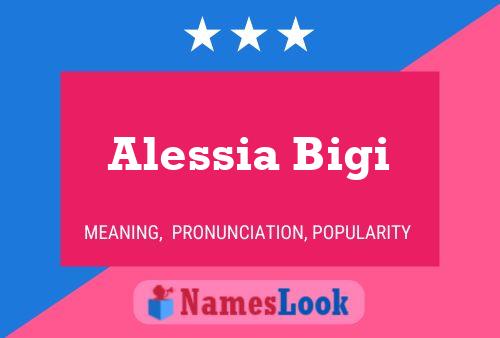 Alessia Bigi பெயர் போஸ்டர்