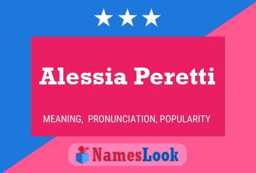 Alessia Peretti பெயர் போஸ்டர்