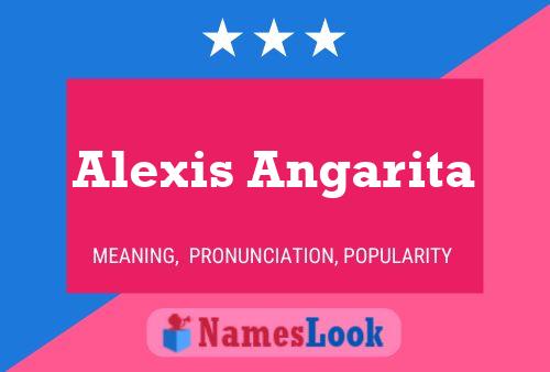 Alexis Angarita பெயர் போஸ்டர்