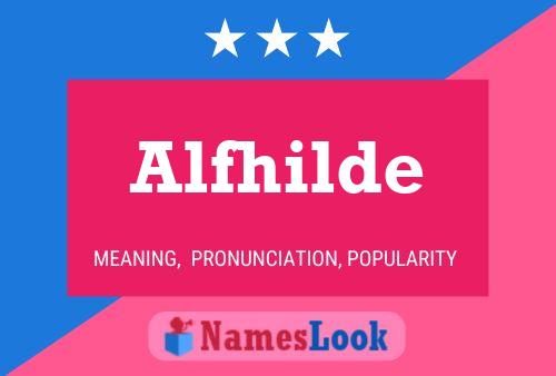 Alfhilde பெயர் போஸ்டர்