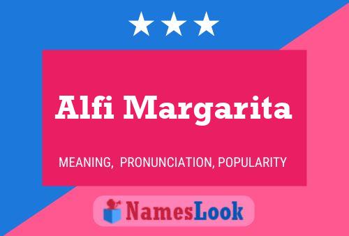 Alfi Margarita பெயர் போஸ்டர்