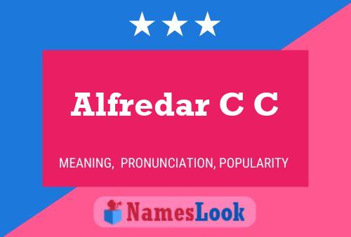 Alfredar C C பெயர் போஸ்டர்