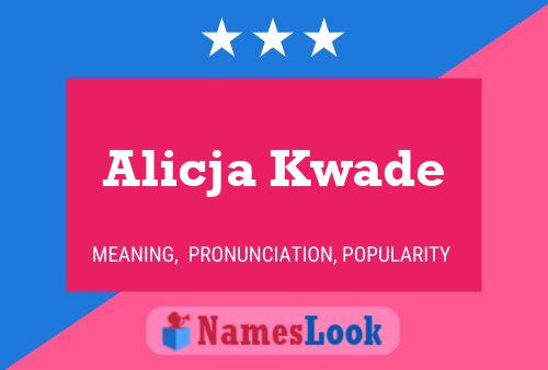 Alicja Kwade பெயர் போஸ்டர்