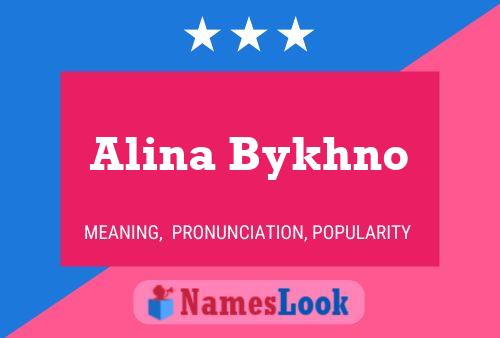 Alina Bykhno பெயர் போஸ்டர்