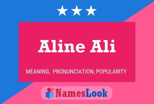 Aline Ali பெயர் போஸ்டர்