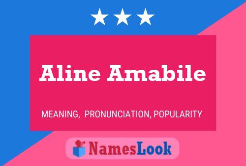 Aline Amabile பெயர் போஸ்டர்