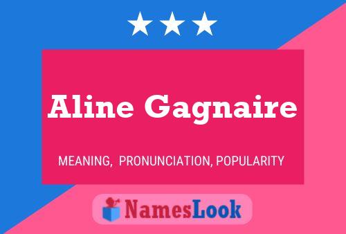 Aline Gagnaire பெயர் போஸ்டர்