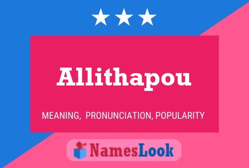 Allithapou பெயர் போஸ்டர்