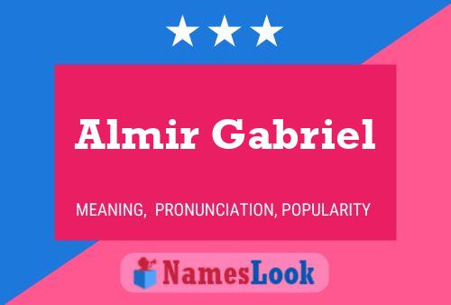 Almir Gabriel பெயர் போஸ்டர்