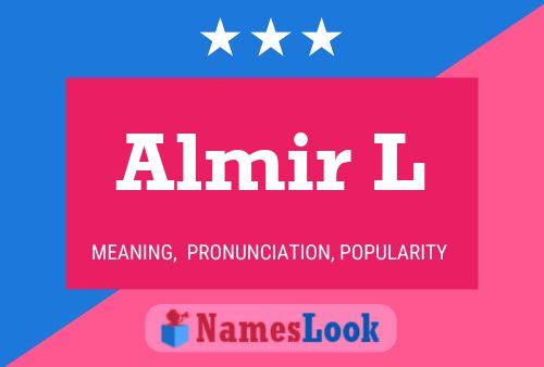 Almir L பெயர் போஸ்டர்