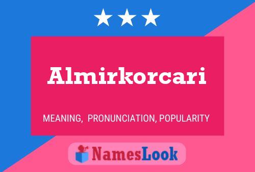 Almirkorcari பெயர் போஸ்டர்