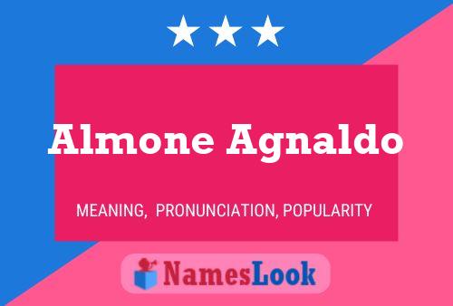 Almone Agnaldo பெயர் போஸ்டர்